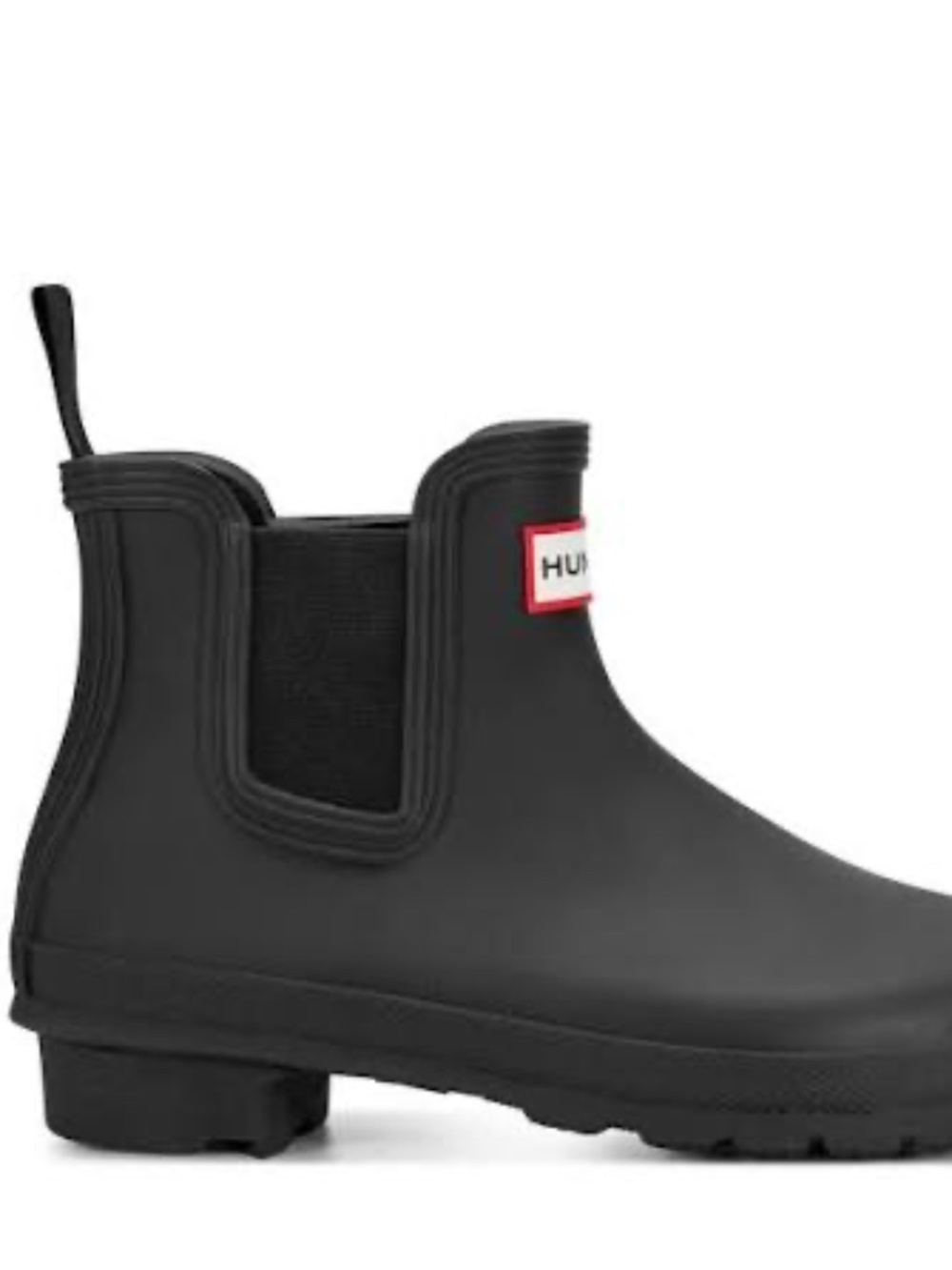 Hunter Original Chelsea Rain Boots Black Waterproof Ankle